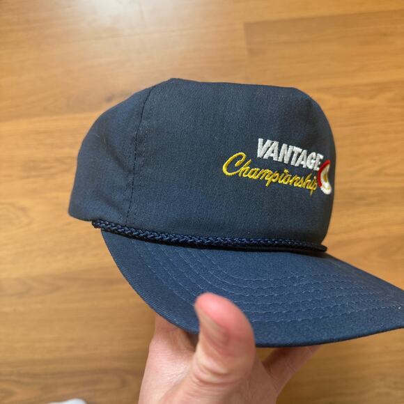 Vintage 90's Vantage Golf Championship PGA Tour Blue Snapback Roper Hat Cap VTG - Picture 4 of 12